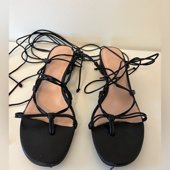 J Crew Strappy Mini Heel Sandal size 11 - Picture 4 of 7